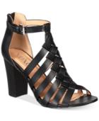 Xoxo Baxter Strappy Block-heel Sandals Women's Shoes