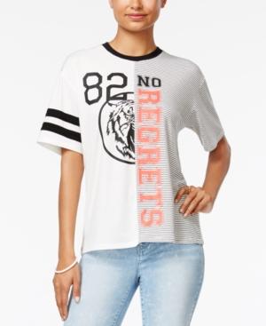 Love Tribe Juniors' No Regrets '82 Graphic T-shirt With Bracelet