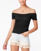 American Rag Smocked Off-the-shoulder Top, Created For Macy's