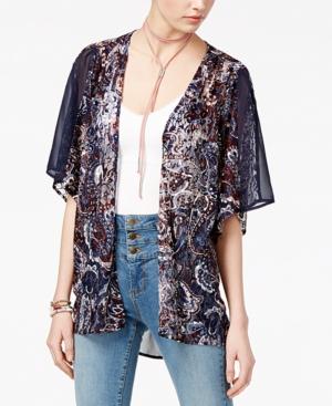 Be Bop Juniors' Printed Lace Kimono