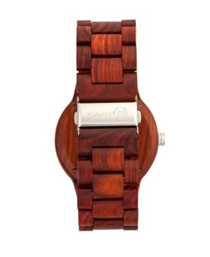 Earth Wood Bighorn Wood Bracelet Watch Red 46mm