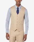 Perry Ellis Men's Lumark Solid Slim Vest