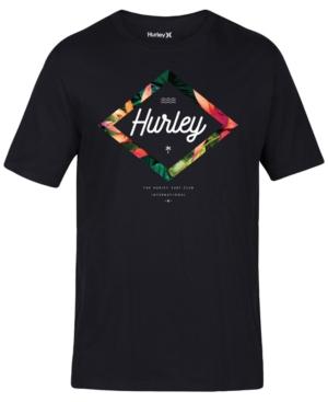 Hurley Men's Script Fame Logo-print T-shirt