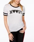 Rebellious One Juniors' Moody Graphic-print T-shirt