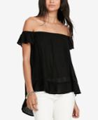 Denim & Supply Ralph Lauren Crepe Off-the-shoulder Top
