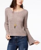 American Rag Juniors' Bell-sleeve Sweater, Created For Macy's
