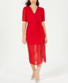 Leyden Ruched Midi Dress