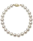 Belle De Mer Cultured Freshwater Pearl Bracelet (7mm) In 14k Gold