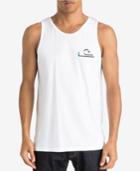 Quiksilver Men's Sprayed In Graphic-print Logo Tank
