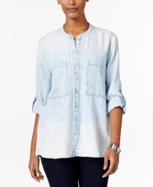 Vintage America Printed Faded Shirt