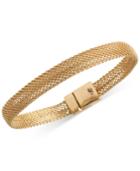Kenneth Cole New York Gold-tone Mesh Bracelet