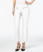 Inc International Concepts Curvy-fit Straight-leg Cropped Pants, Only At Macy's