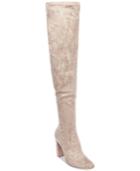 Steve Madden Women's Glamour Block-heel Over-the-knee Boots Women's Shoes