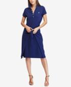 Polo Ralph Lauren Tie-front Cotton Polo Dress
