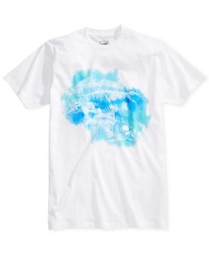 Univibe Men's Skeleton Graphic-print Cotton T-shirt