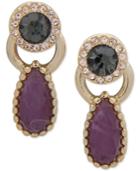 Ivanka Trump Gold-tone Crystal & Stone Ear Jacket Earrings