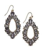 I.n.c. Gold-tone Crystal Open Drop Earrings, Created For Macy's