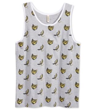 Univibe Men's Naners Banana-print Tank