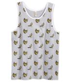 Univibe Men's Naners Banana-print Tank