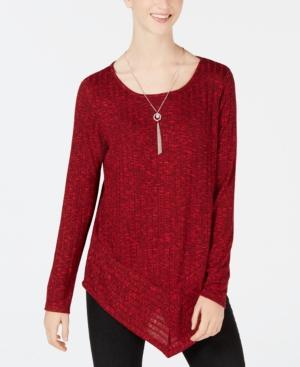 Bcx Juniors' Angled Necklace Top