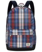 Tommy Hilfiger Men's Plaid Alexander Backpack Messenger Bag