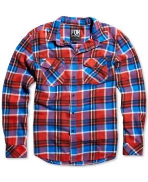 Fox Shirt, Trent Long Sleeve Plaid Flannel Shirt