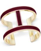 Inc International Concepts Gold-tone Velvet Open Cuff Bracelet, Created For Macy's