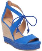 Lucky Brand Women's Listalia Wedge Lace-up Sandals Women's Shoes