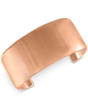 Rachel Rachel Roy Rose Gold-tone Smooth Cuff Bracelet