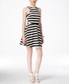 Cece By Cynthia Steffe Sleeveless Striped Fit & Flare Dress
