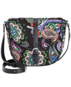 Vera Bradley Slim Saddle Bag