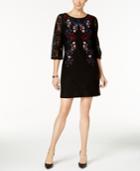 Charter Club Embroidered Lace Dress, Created For Macy's