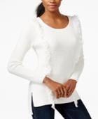 Bar Iii Fringe Sweater