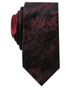 Tallia Men's Brian Solid Velvet Slim Tie