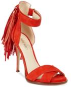 Nine West Hustle Fringed Sandals Women's Shoes