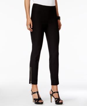 Thalia Sodi Ankle-zip Straight-leg Pants, Only At Macy's