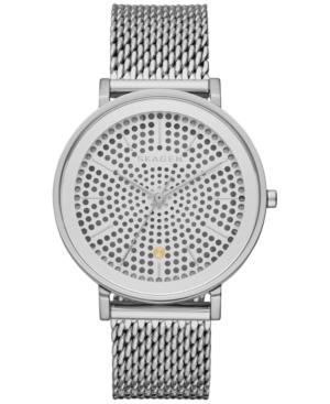 Skagen Women's Solar Hald Stainless Steel Mesh Bracelet Watch 34mm Skw2446