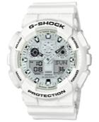 G-shock Men's Analog-digital White Resin Strap Watch 51.2mm