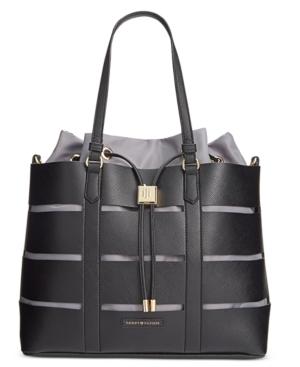Tommy Hilfiger Double-sided Saffiano Faux Leather Norah Tote