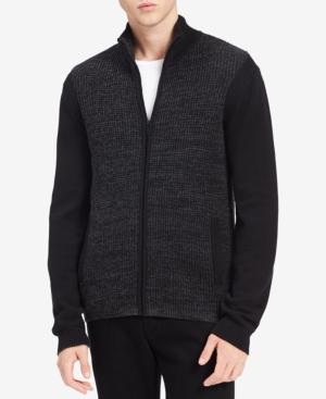 Calvin Klein Jeans Men's Front-zip Sweater