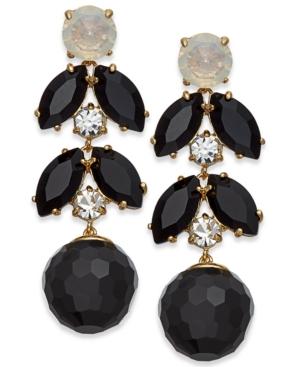 Kate Spade New York 14k Gold-plated Multi-stone & Large Bead Drop Earrings