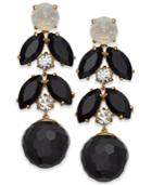 Kate Spade New York 14k Gold-plated Multi-stone & Large Bead Drop Earrings