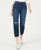 Rewash Juniors' Ripped Cropped Jeans