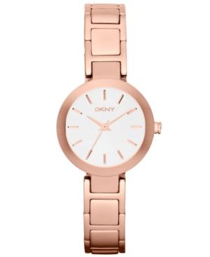 Dkny Watch, Women's Sasha Rose Gold-tone Stainless Steel Bracelet 28mm Ny8833