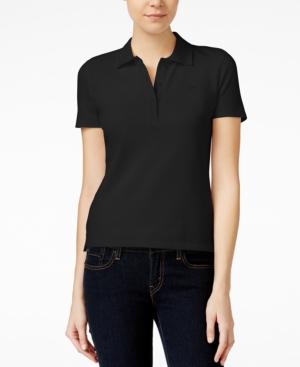 Armani Exchange Collared Short-sleeve Polo Top