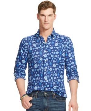 Polo Ralph Lauren Floral-print Linen Shirt