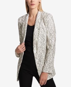 Dkny Lace Overlay Blazer