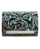 Patricia Nash Turquoise Tooled Cametti Wallet