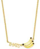 Kate Spade New York Out Of Office Gold-tone That's Bananas Bar Necklace
