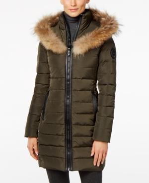 Rud Styled By Rudsak Toreva Asiatic Raccoon-fur-trim Puffer Coat